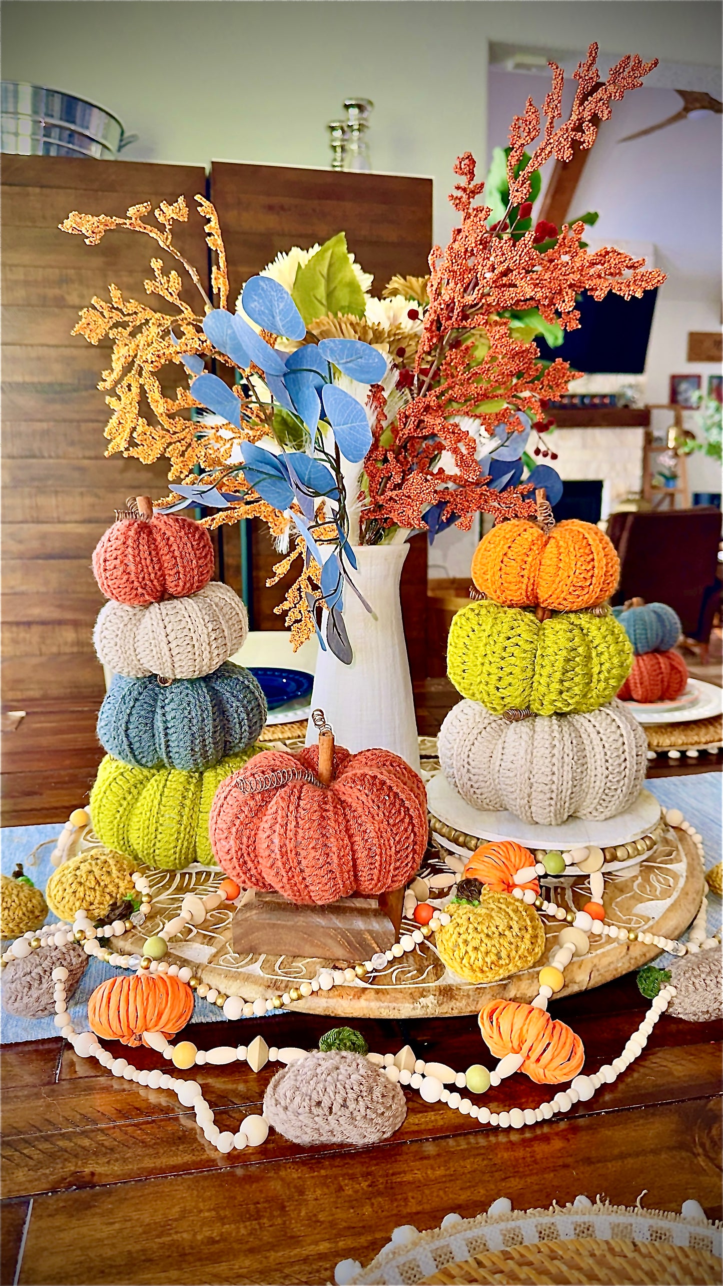 Handmade Crochet Pumpkin - Set of 3
