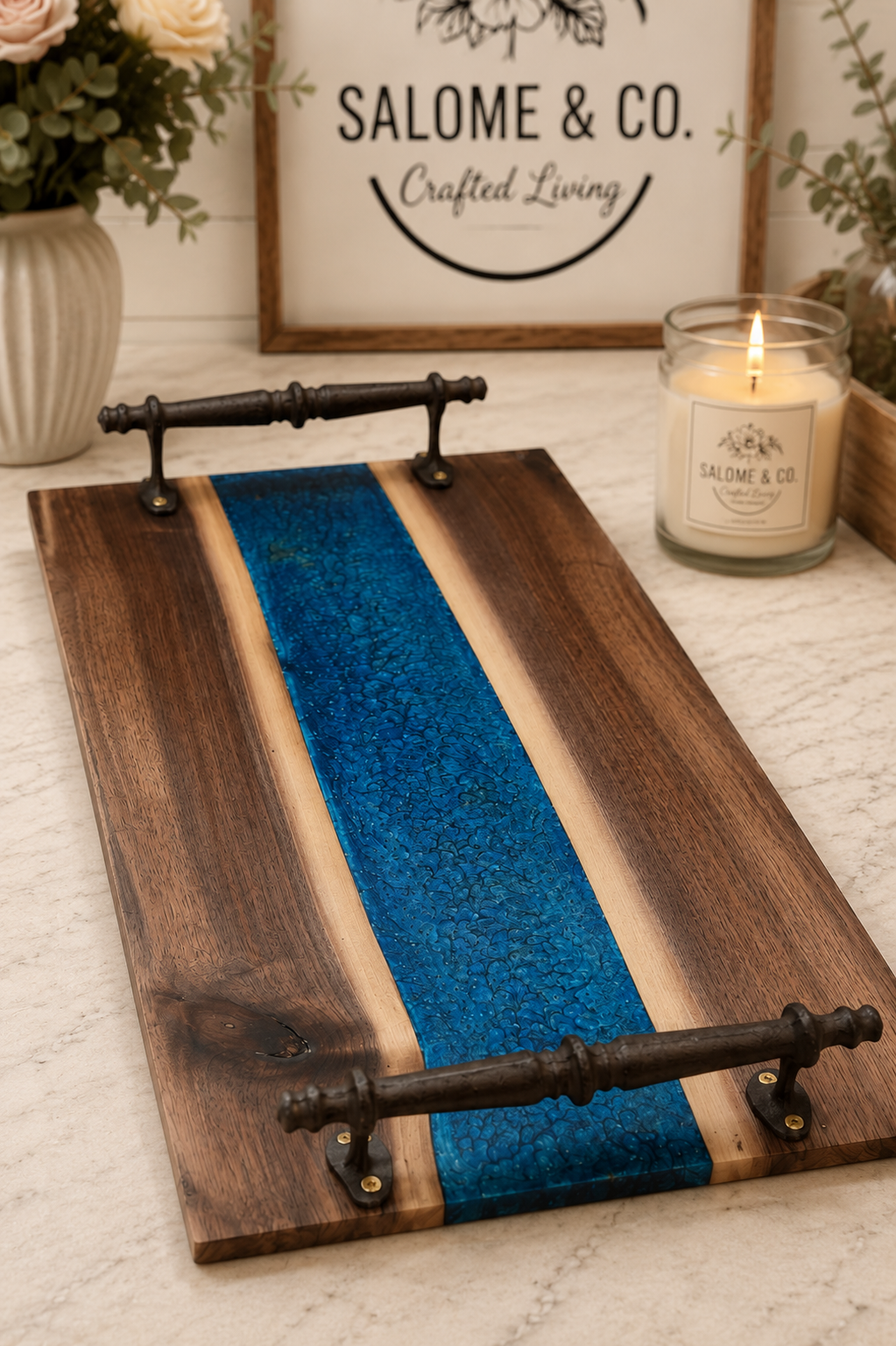 Epoxy Live Edge Charcuterie Board