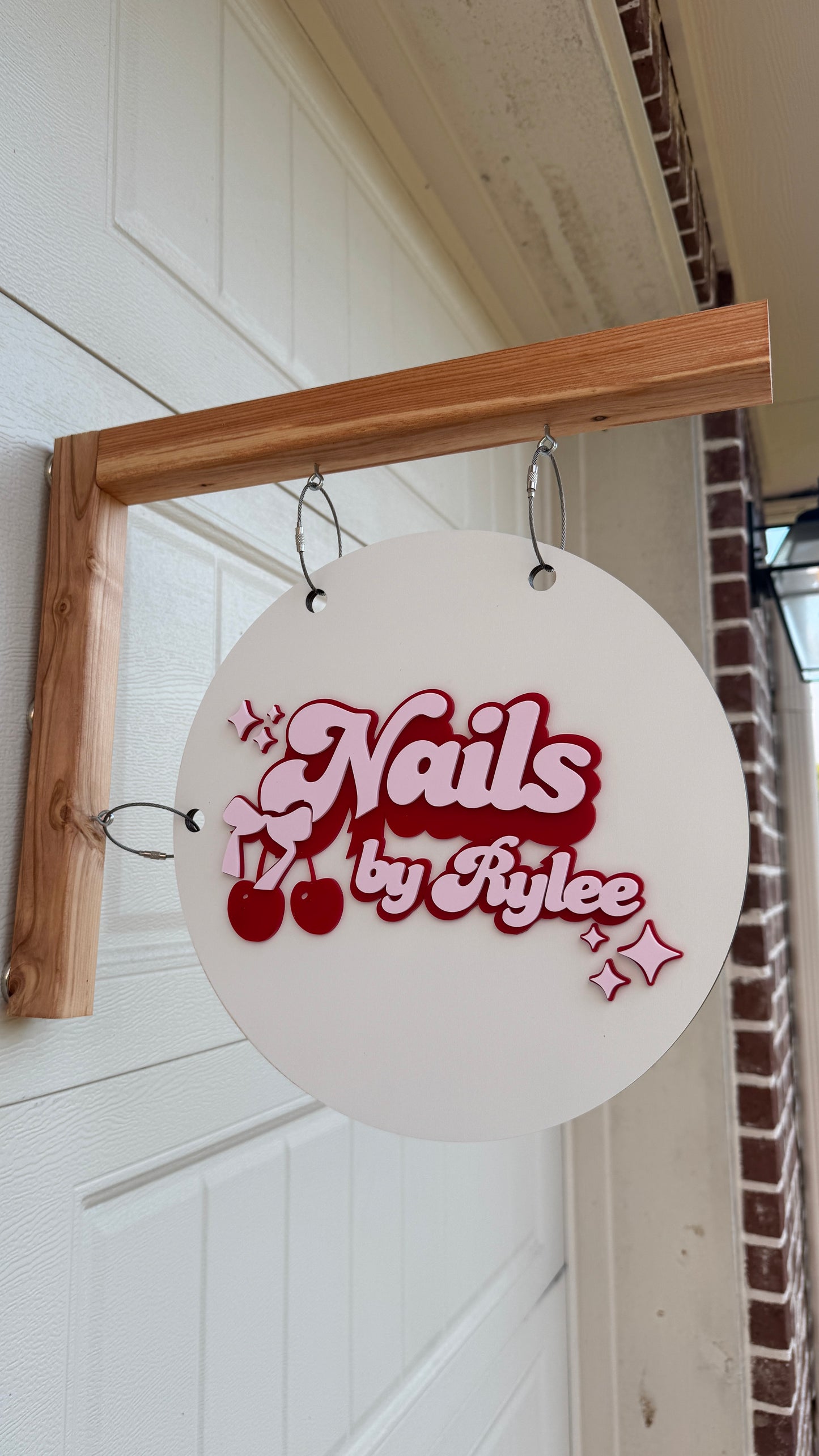 Engraved Canopy Tent Sign Only No Hanger