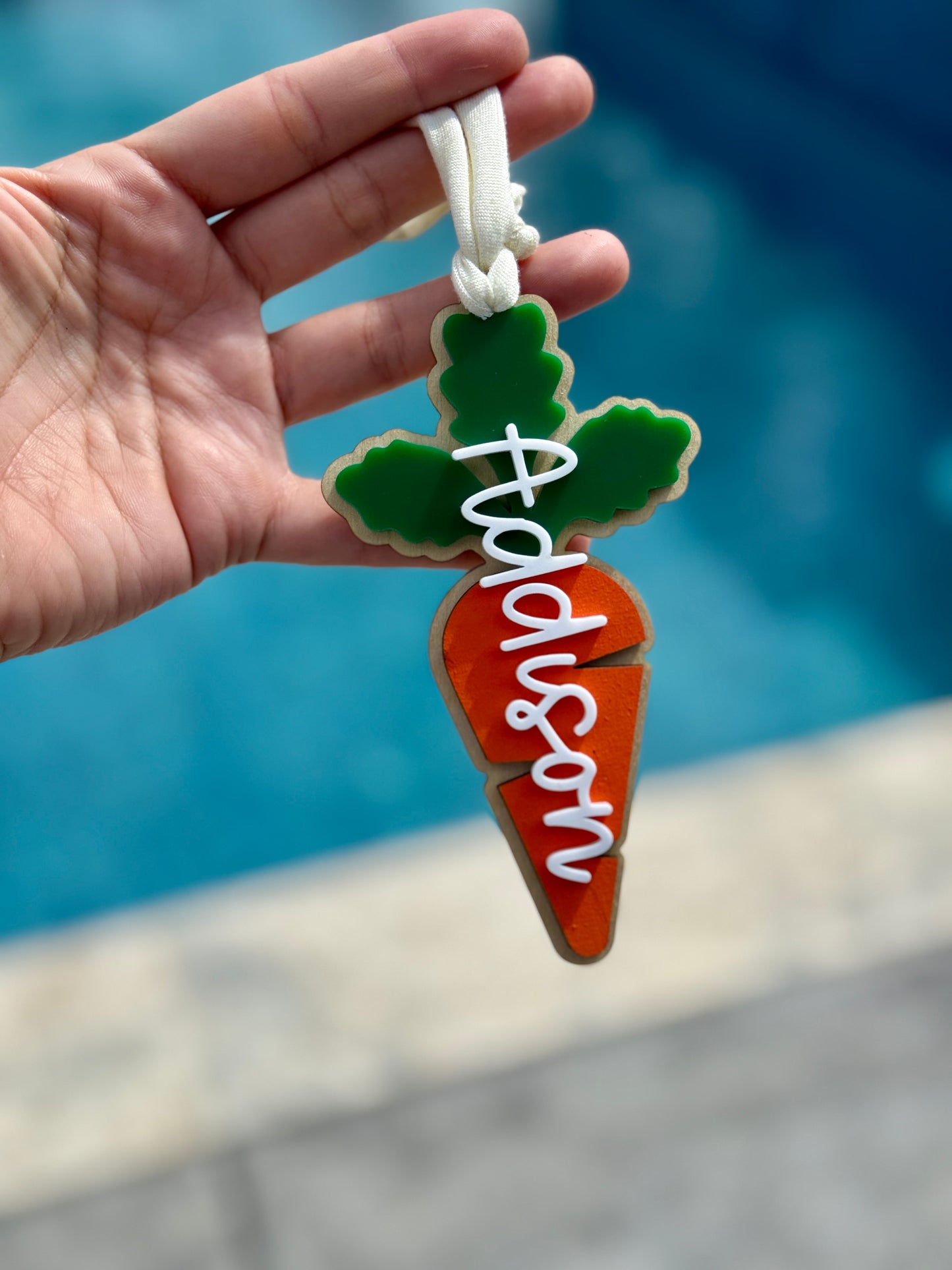 Easter Carrot Basket Tag