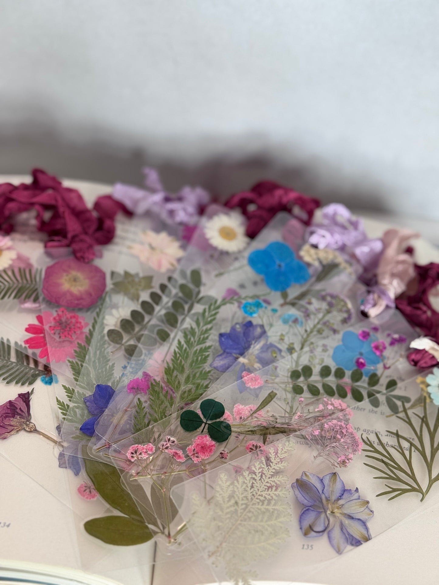 Dried Flower Bookmark