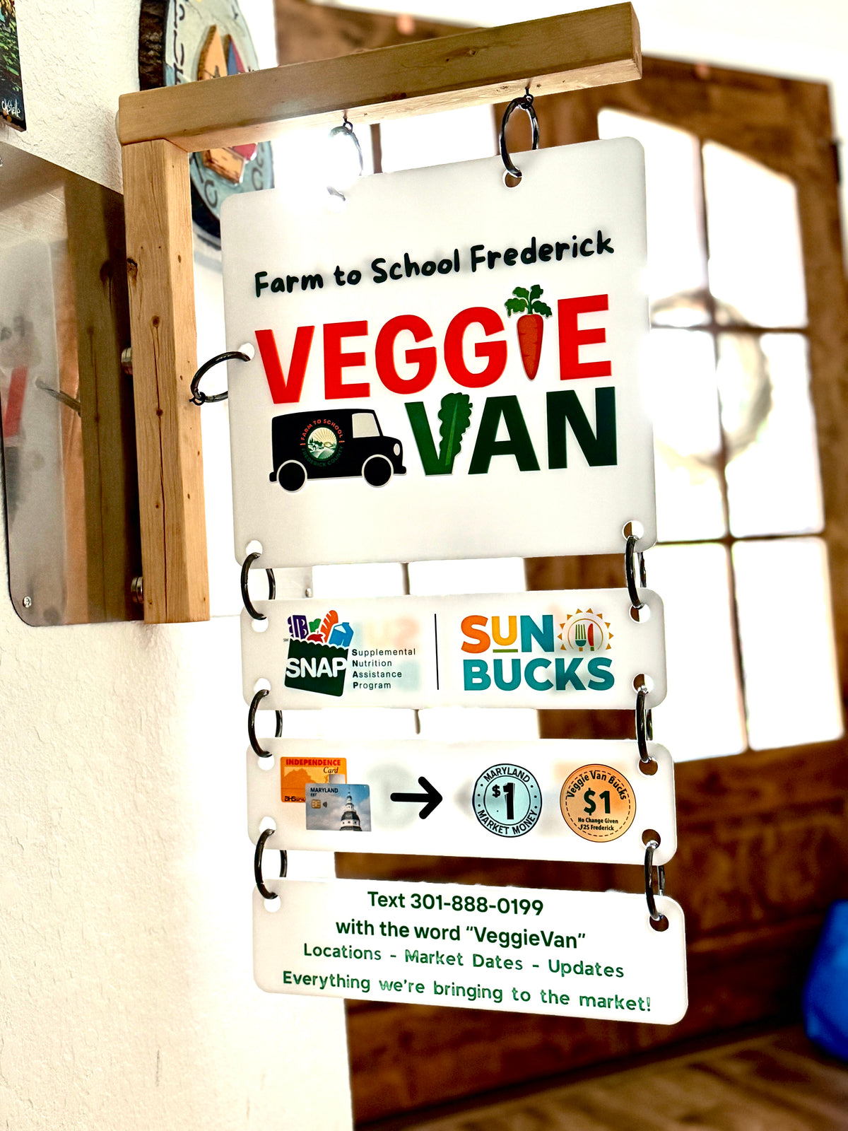 UV Printed Magnetic Tent Hanging Sign