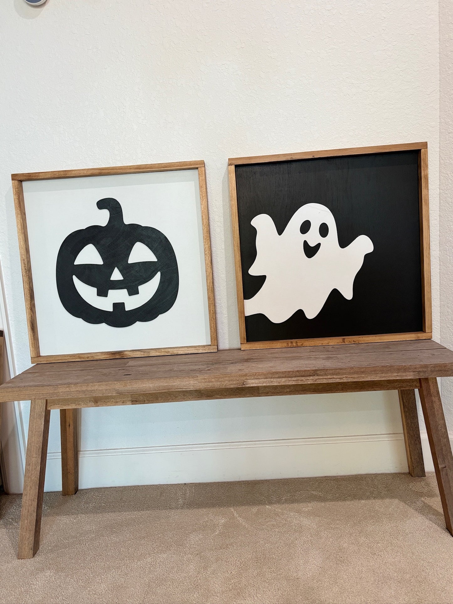 Pumpkin - XL Boo Collection Wooden Frame