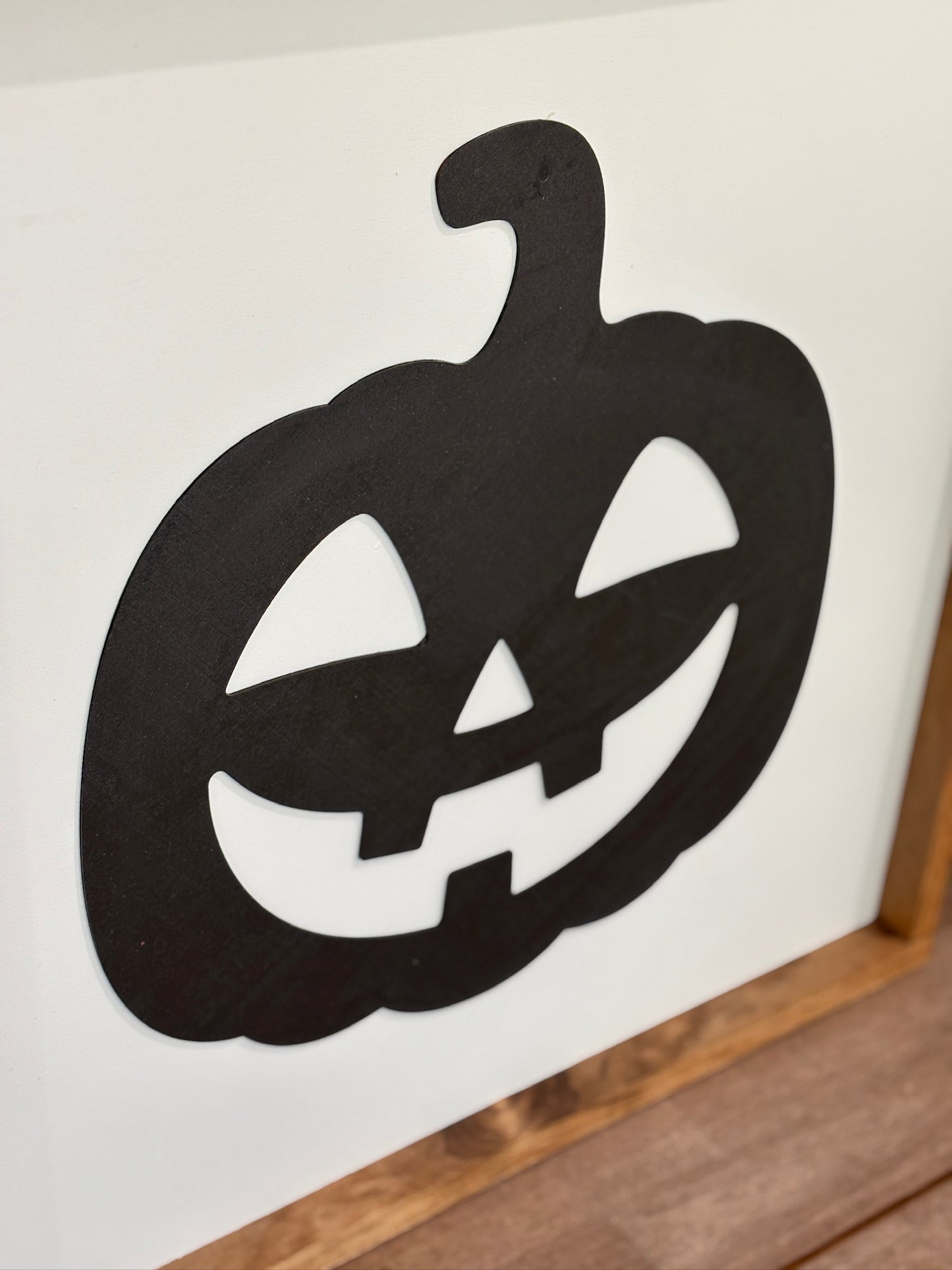 Pumpkin - XL Boo Collection Wooden Frame