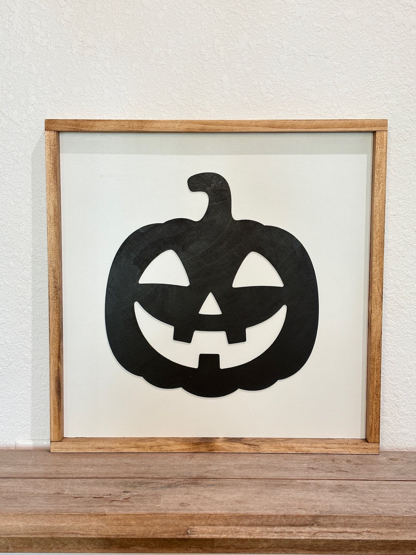 Pumpkin - XL Boo Collection Wooden Frame