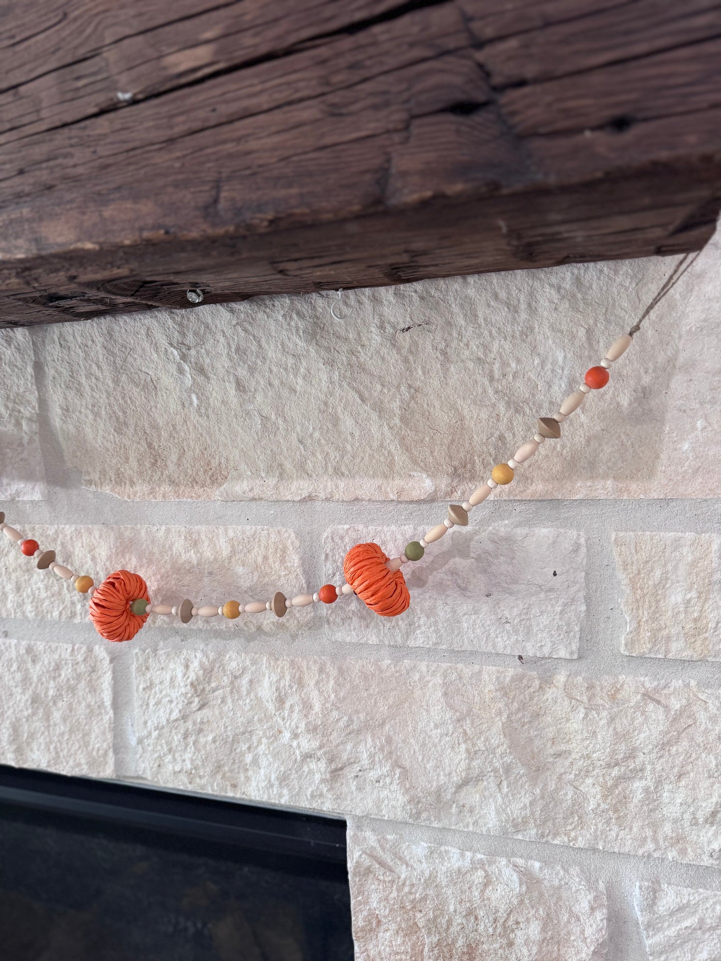 Pumpkin Garland - Fully Beaded