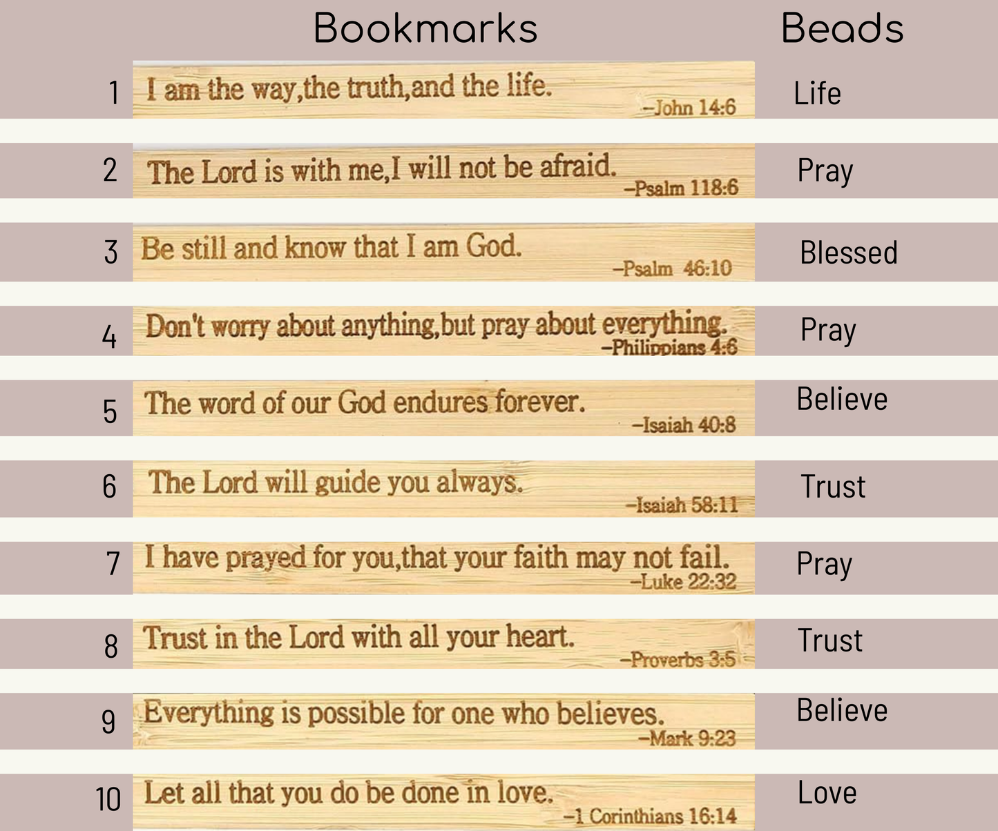 Boho Bible Bookmark - Chunky