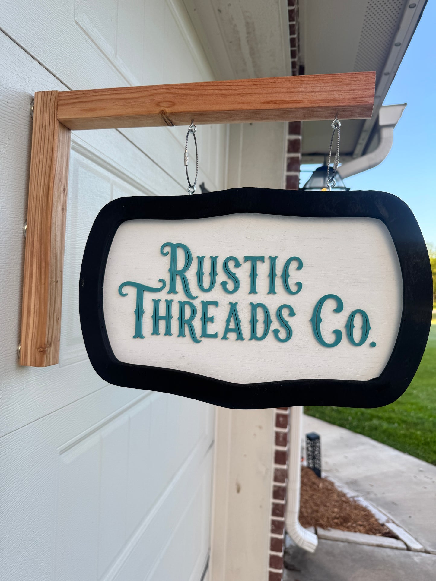Engraved Canopy Tent Sign - Magnetic