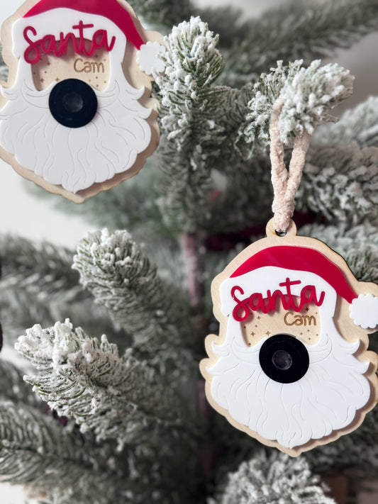 Santa Cam Ornament