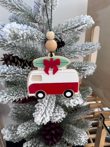 Holiday Hauler Van Christmas Ornament