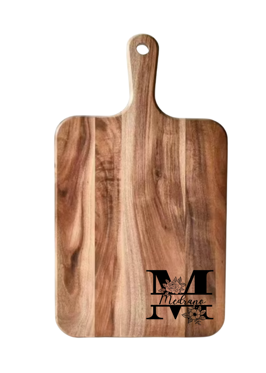 Small Monogram Cutting Board