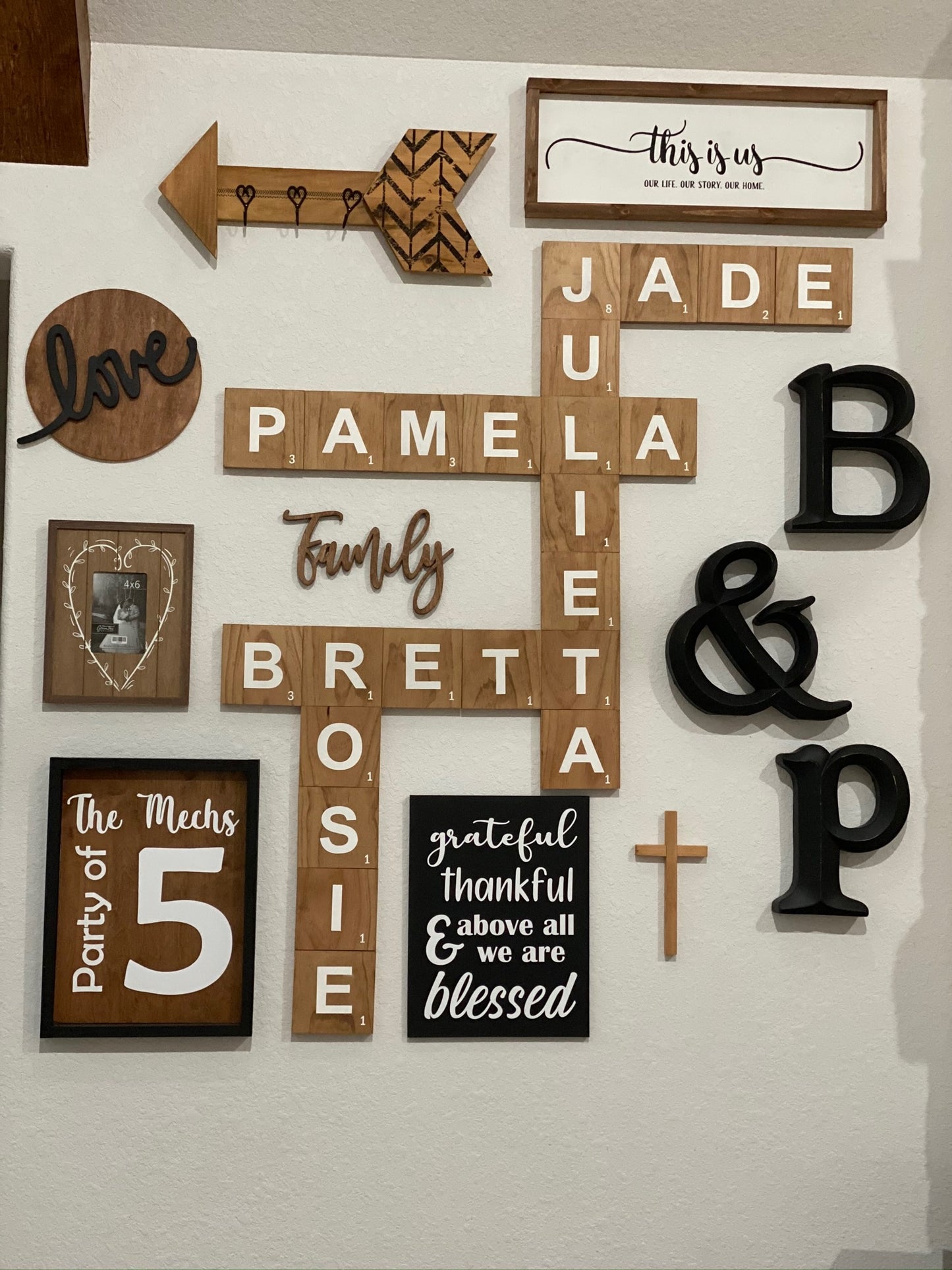 Scrabble Wall