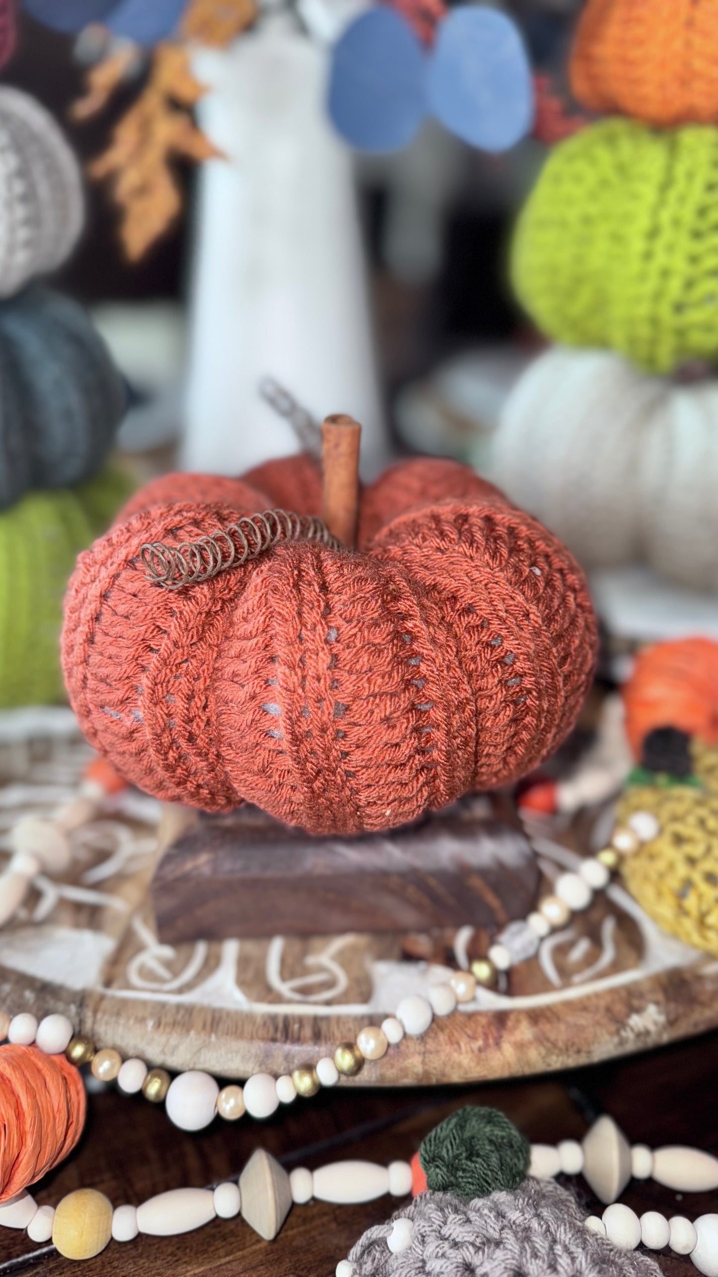 Handmade Crochet Pumpkin - Set of 3