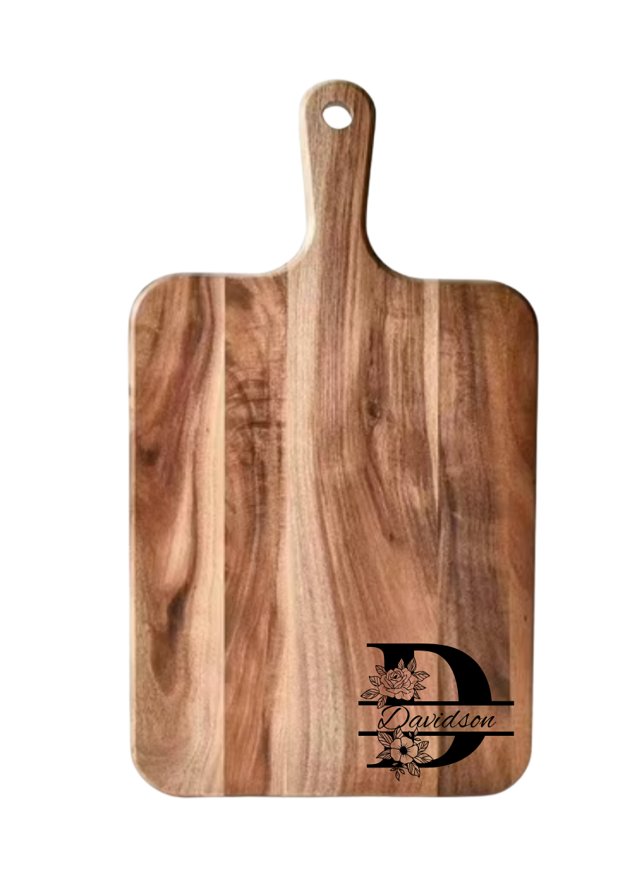 Small Monogram Cutting Board