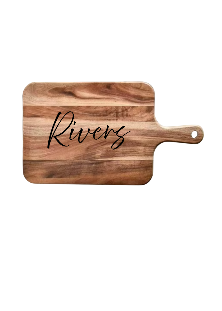 Small Monogram Cutting Board