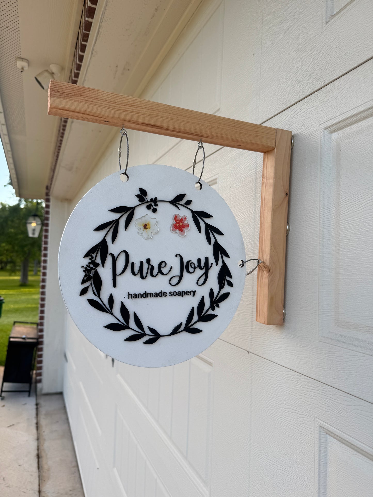 Engraved Canopy Tent Sign - Magnetic