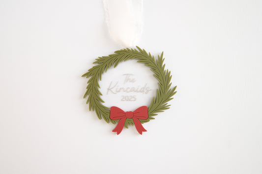 Christmas Wreath Ornament