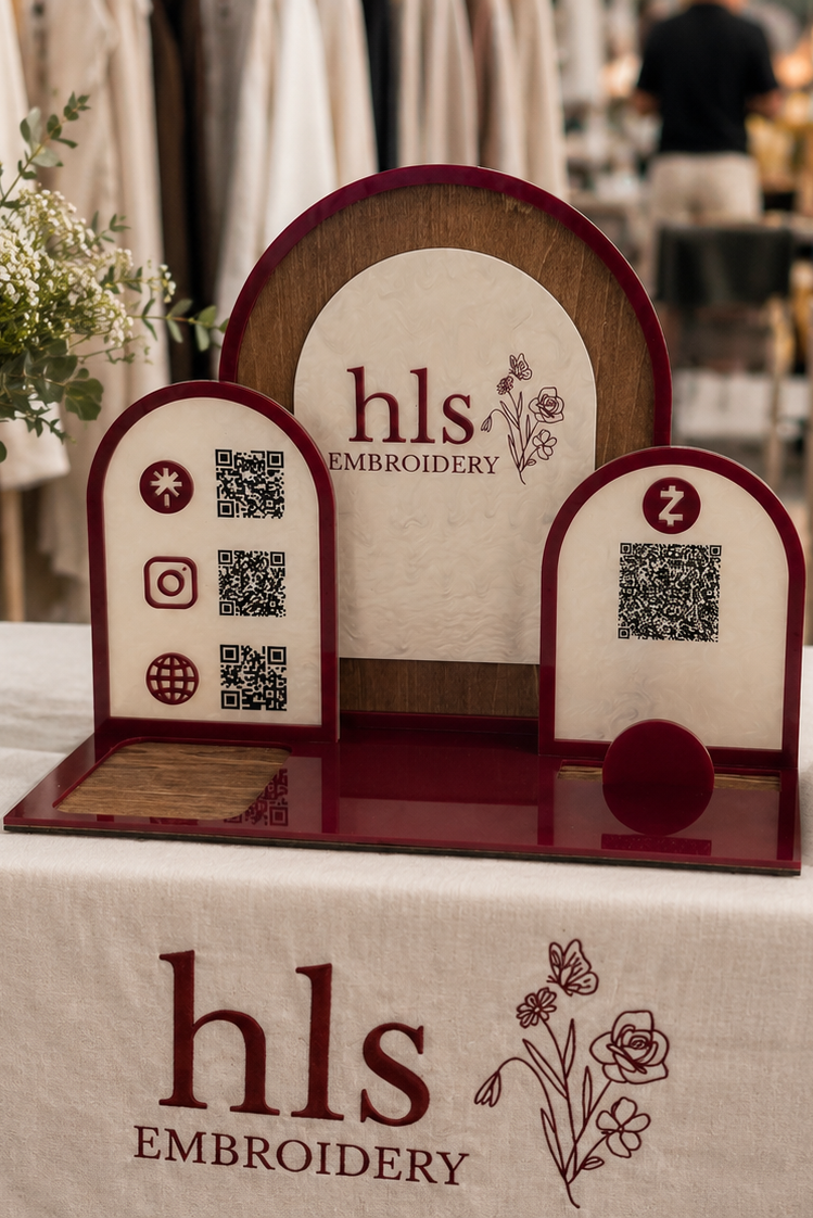 Custom-made Triple Arch Checkout stand