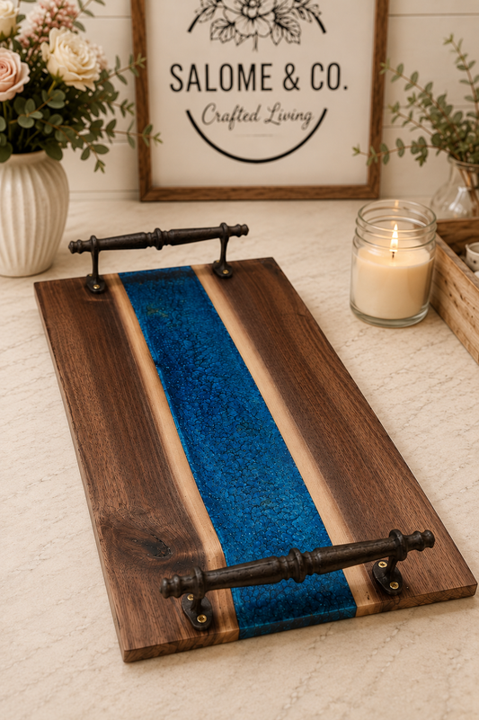 Epoxy Live Edge Charcuterie Board