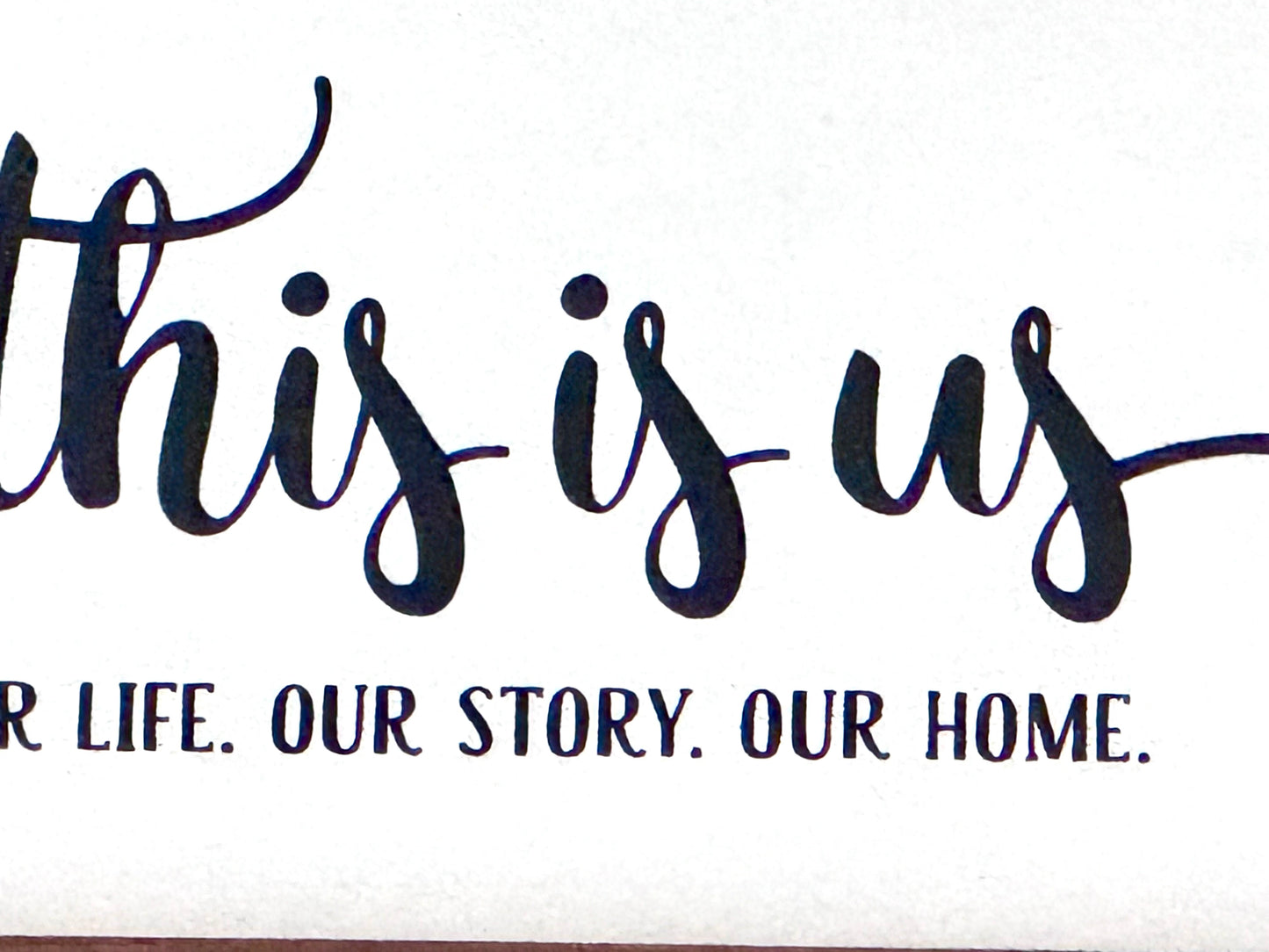 This is us Wooden Sign
