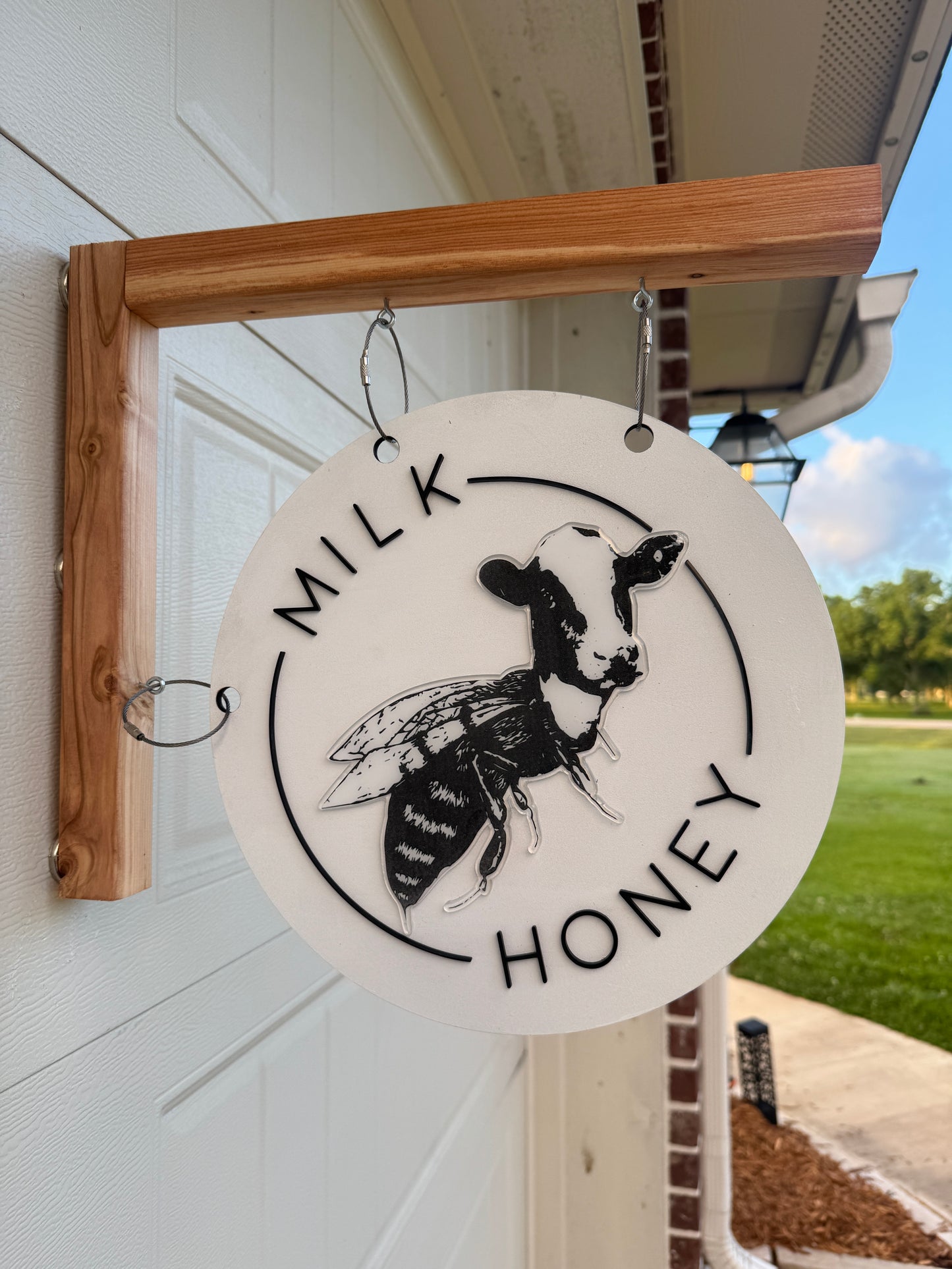 Engraved Canopy Tent Sign - Magnetic