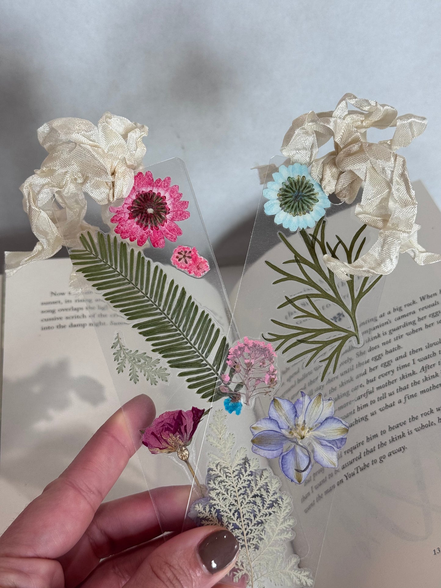 Dried Flower Bookmark