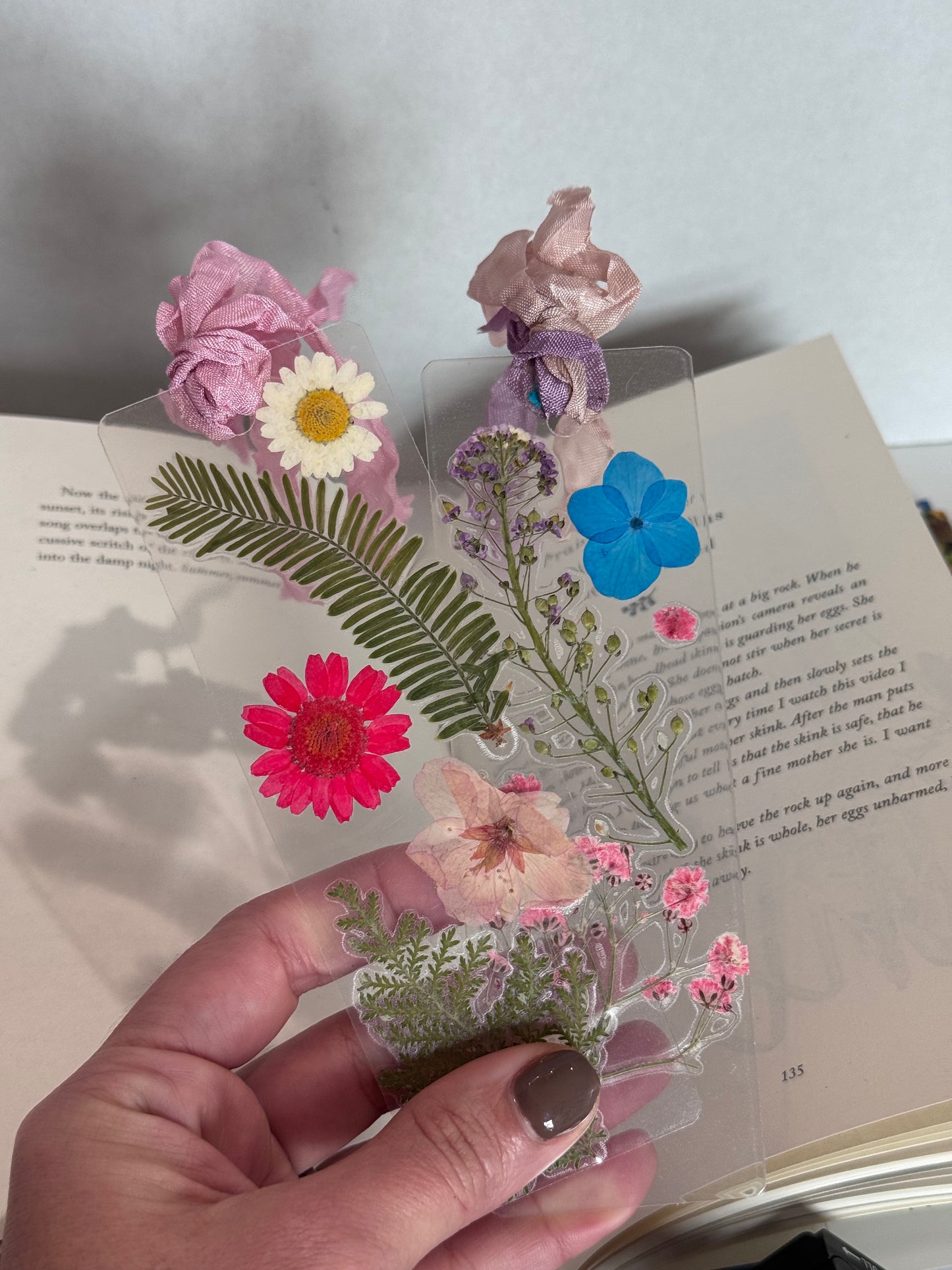 Dried Flower Bookmark