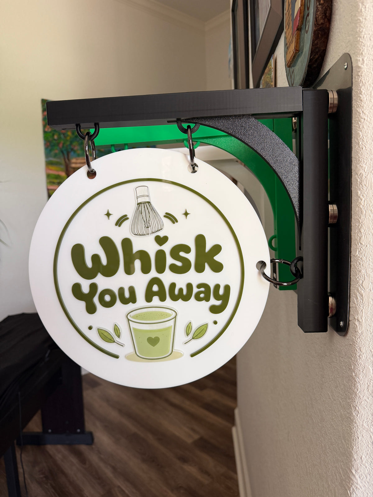 3D Modern Magnetic Tent Hanging Sign + UV Print