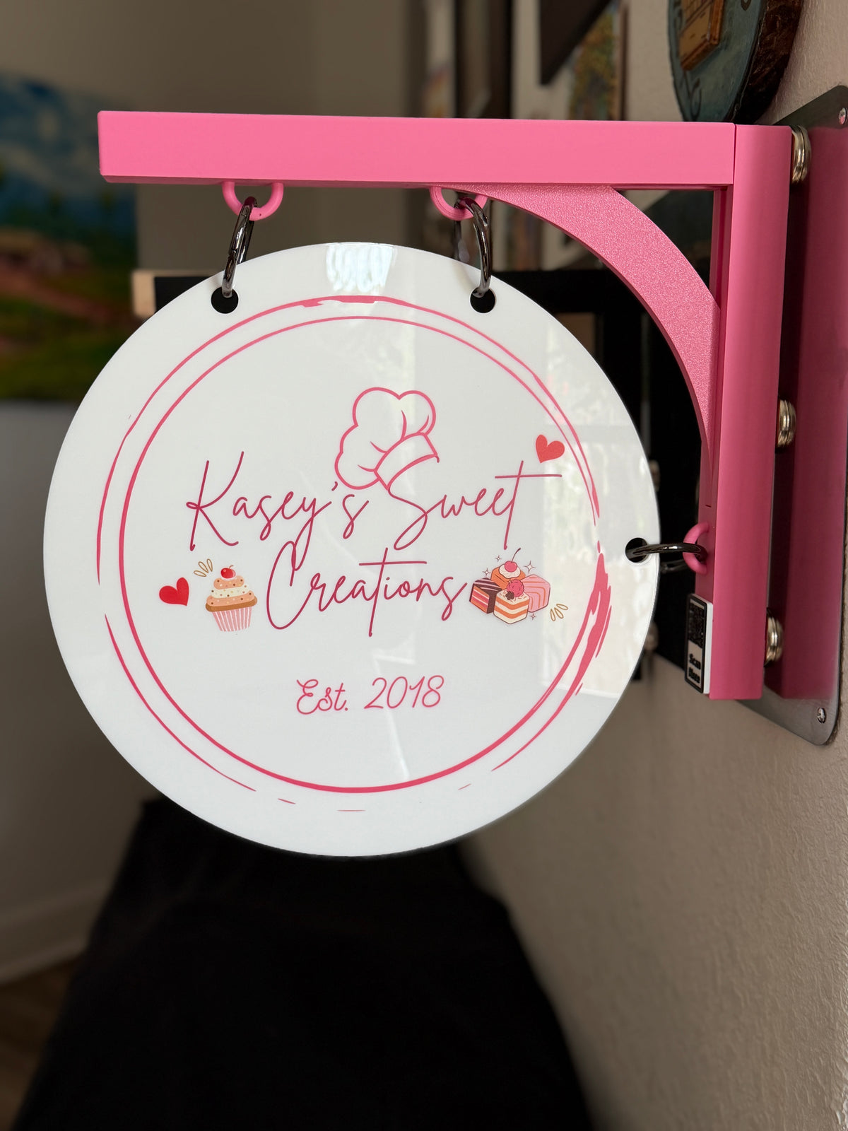 UV Printed Modern Magnetic Tent Hanging Sign