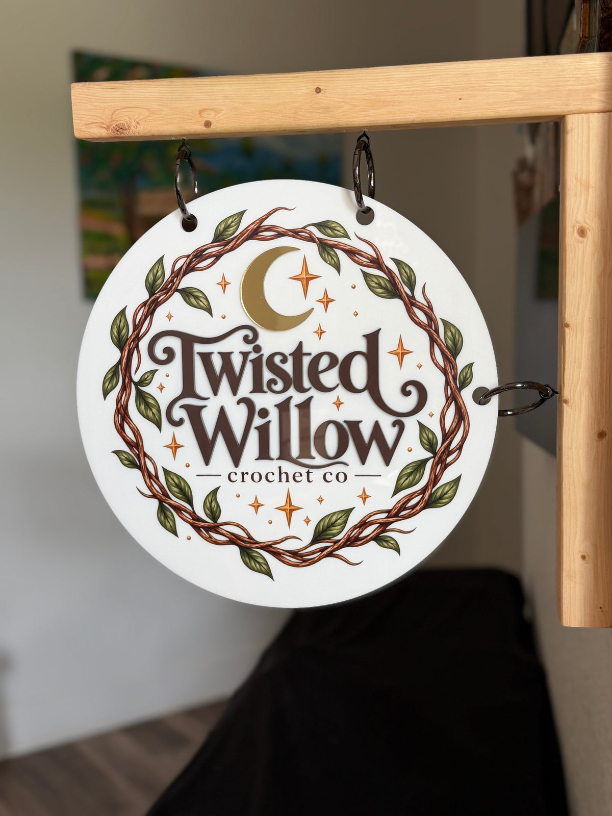 3D Magnetic Tent Hanging Sign + UV Print