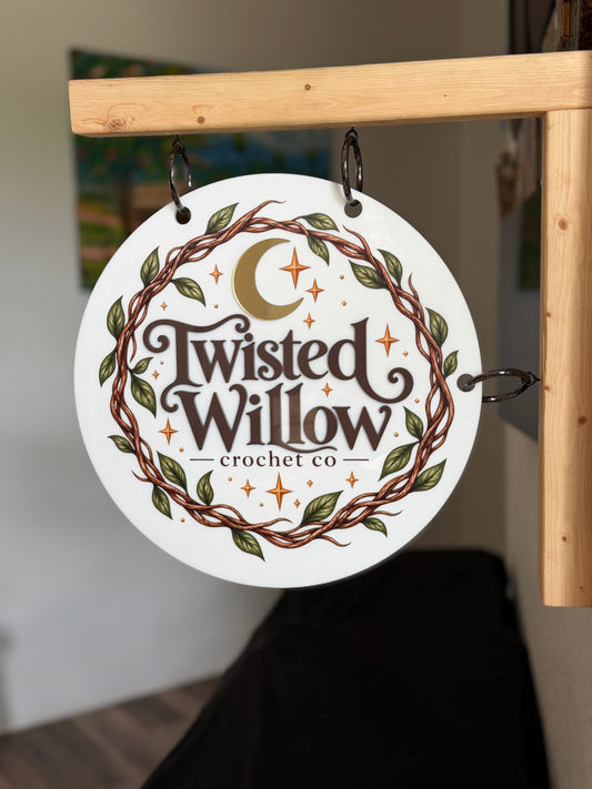 3D Magnetic Tent Hanging Sign + UV Print