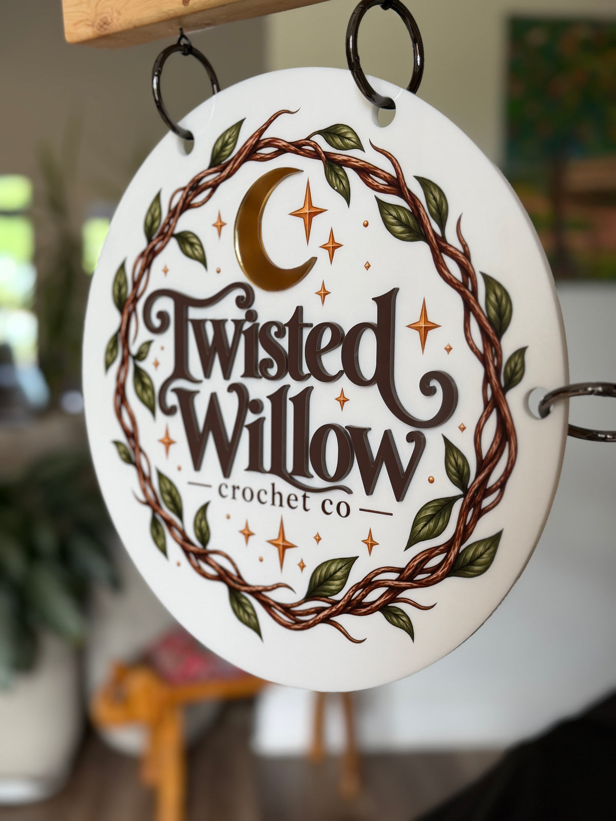 3D Magnetic Tent Hanging Sign + UV Print