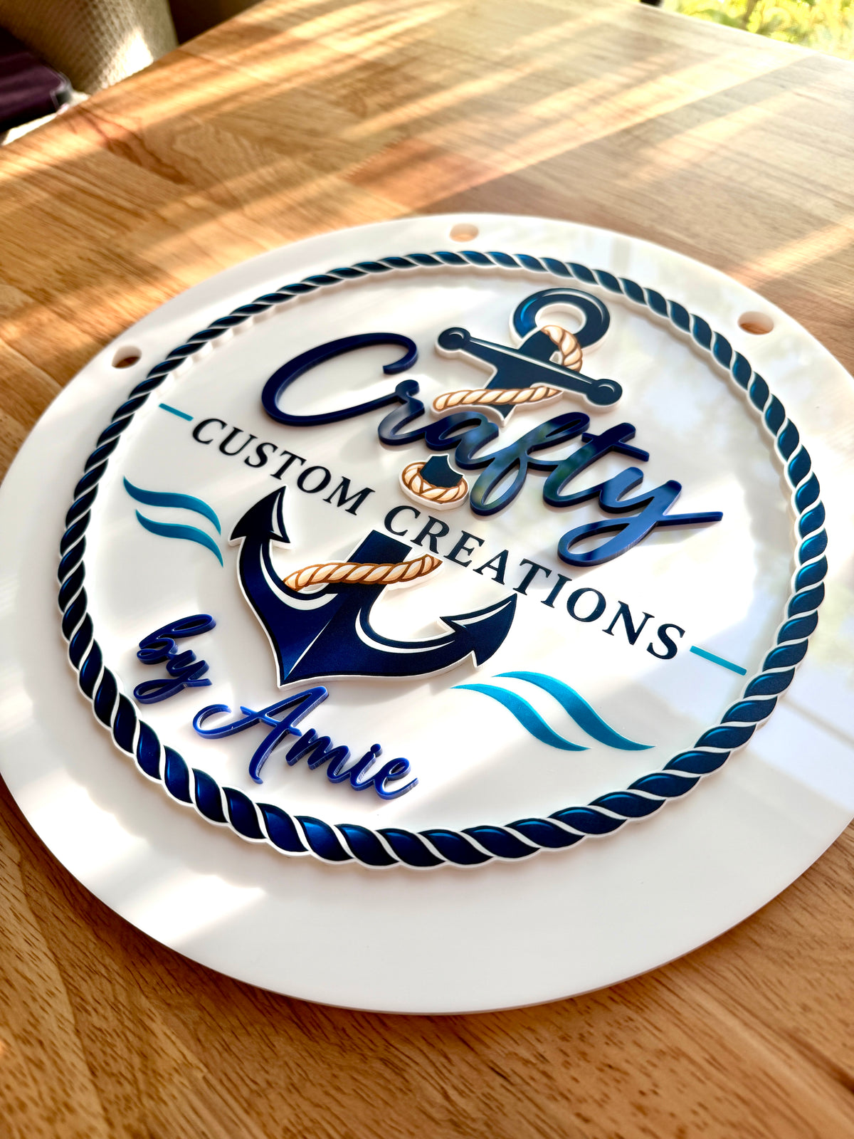 3D Magnetic Tent Hanging Sign + UV Print