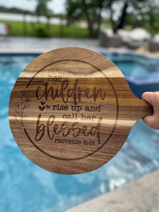 Mom Saying Engraved Board