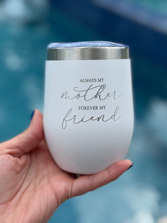 Laser Engraved Wine Cooler Cup