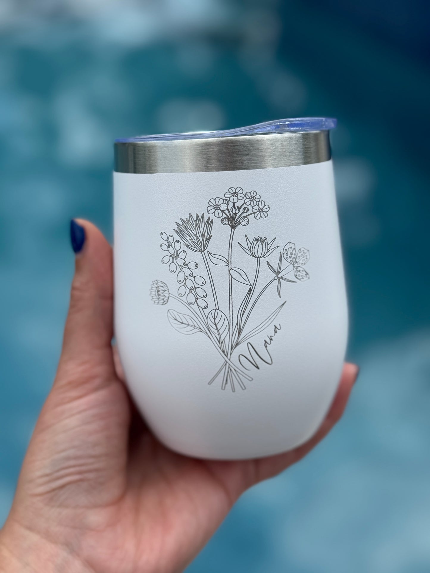Laser Engraved Wine Cooler Cup