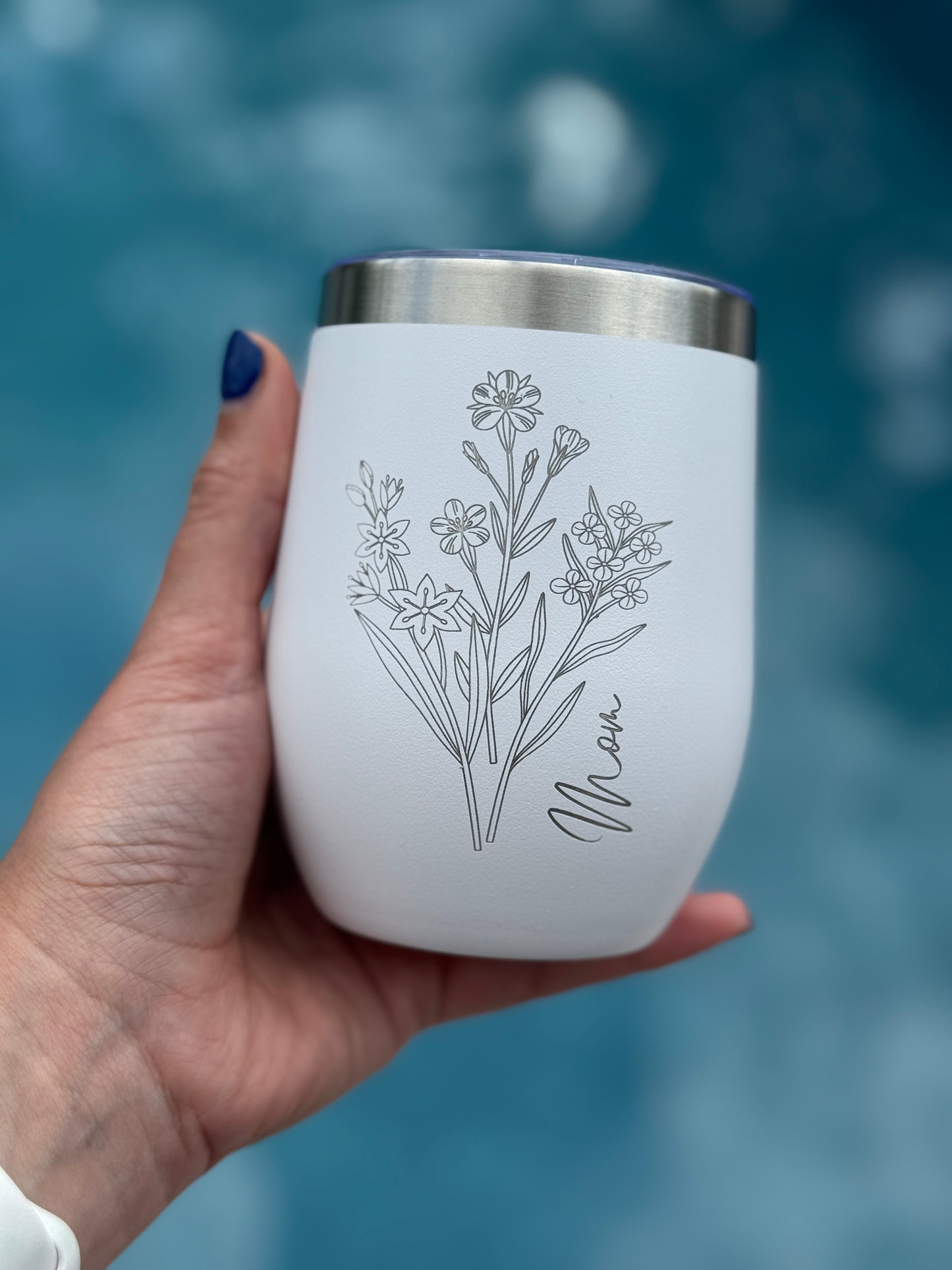 Laser Engraved Wine Cooler Cup