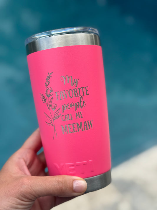 Laser Engraved Tumbler