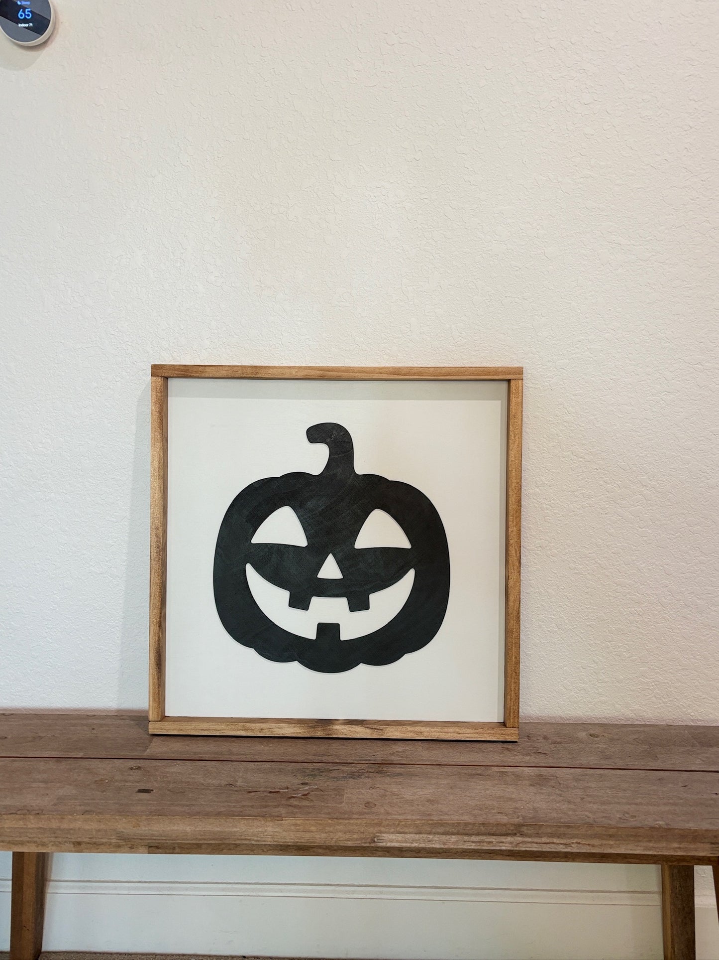 Pumpkin - XL Boo Collection Wooden Frame