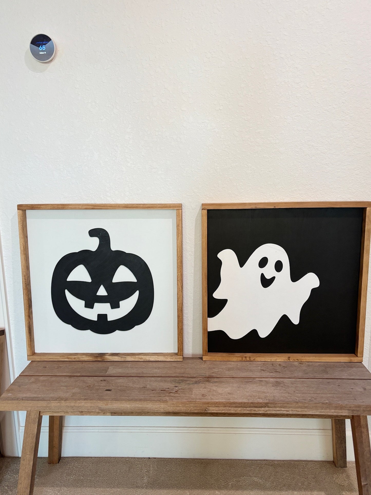 Pumpkin - XL Boo Collection Wooden Frame