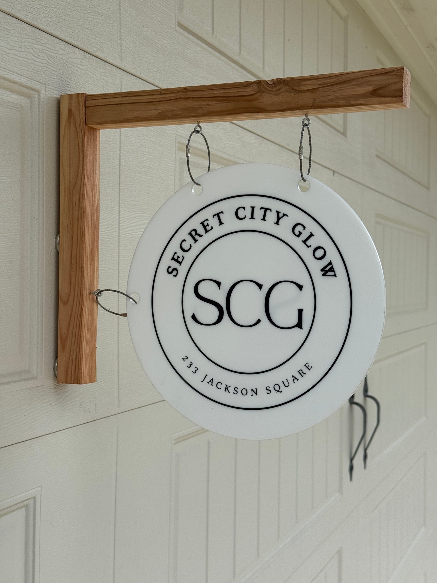 Engraved Canopy Tent Sign - Magnetic