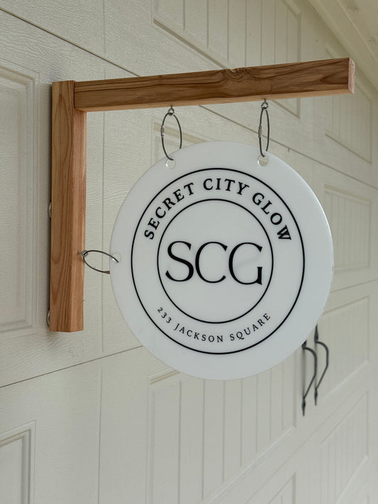 Engraved Canopy Tent Sign - Magnetic