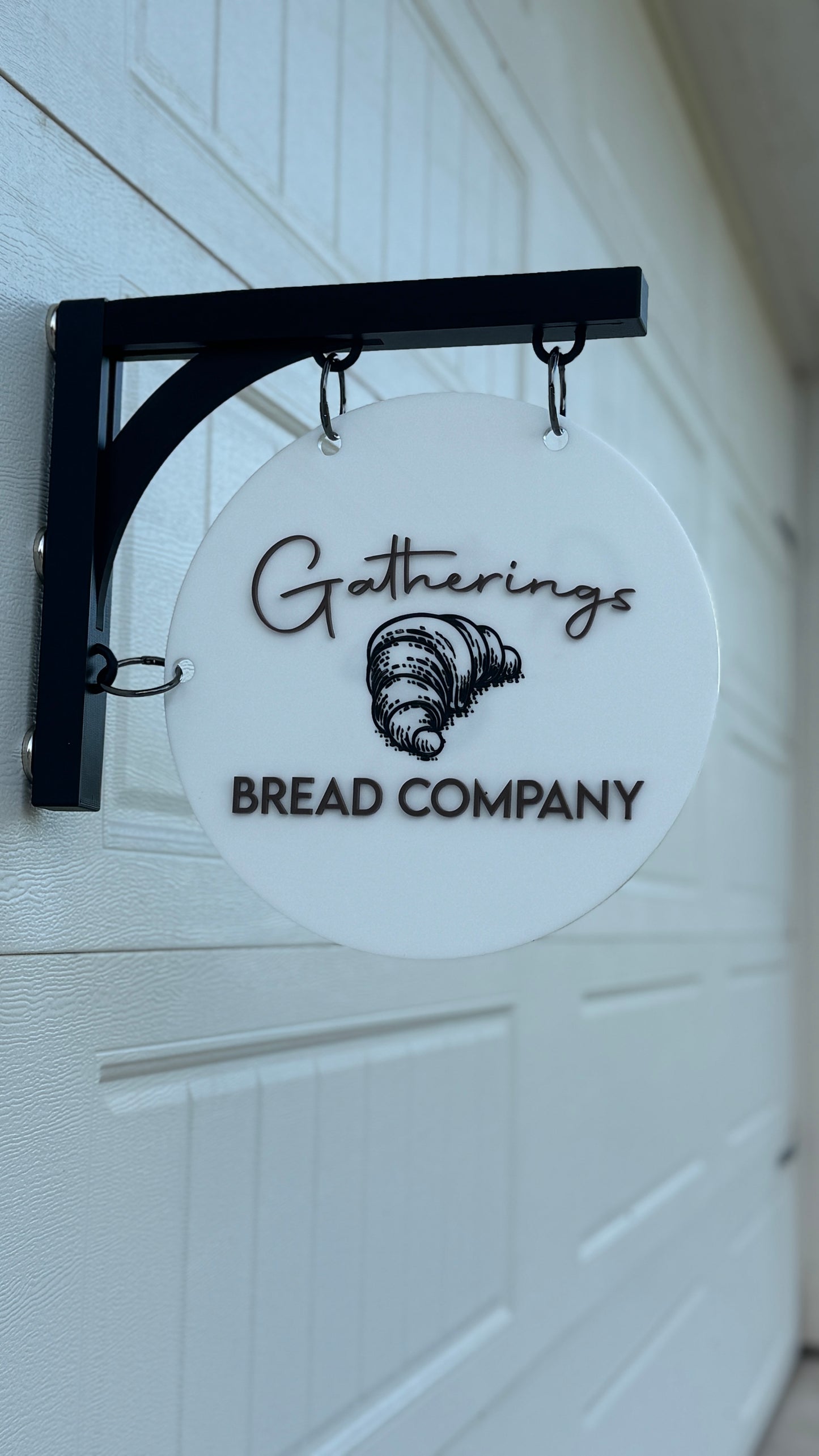 3D Modern Magnetic Tent Hanging Sign